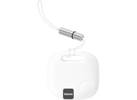 Baseus T2 Pro Bluetooth Key Finder - Anti-Loss Tracker with Replaceable Battery, 365-Day Smart Tag for Keys, Pets, Luggage - iOS & Android - White